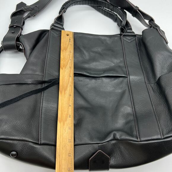 Aimee Kestenberg The Suzie Large Leather Satchel Black Handbags - Picture 7 of 15